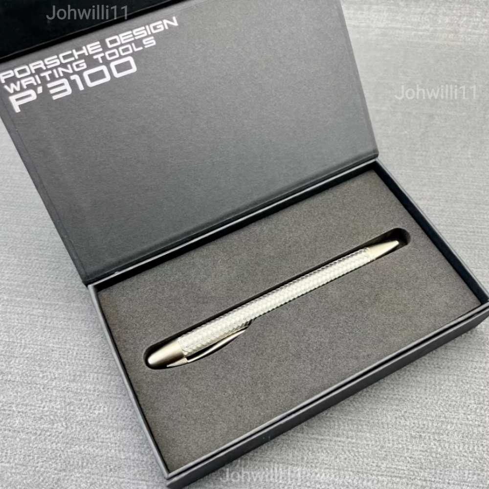 New Porsche Design Tec Flex P3100 Braided Weave Ballpoint Pen