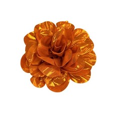 Satin Fabric Rose Flower Extra Large Big Brooches Lapel Pins Silk Camellia Ov...