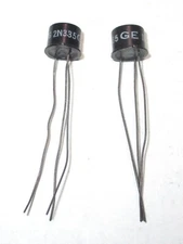 GE 2 Pcs. Of USN CG 2N335 NPN Silicon Transistors NOS