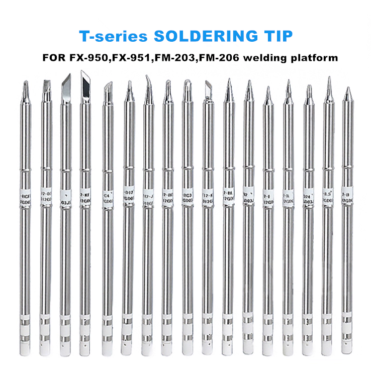 T12-I/Il/Ils Soldering Tip/Nozzle T12 Series Solder Iron Tips For Hakko Fx951 950d Soldering Station