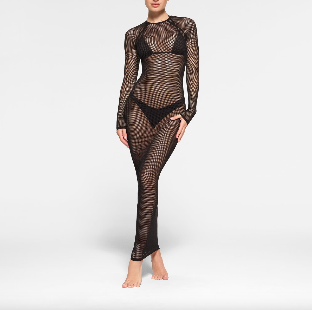 long modest swim dress Loose Fitting Swim Dress, Longer Swim Dress, S-3XL Size, Pink and Black 2XL/3XL (size3)