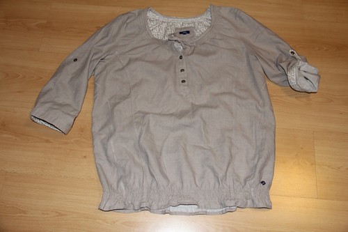 🙋♀️😀Cecil wunderschöne Schlupfbluse Blusenshirt beige Gr. L👍NEUw.
