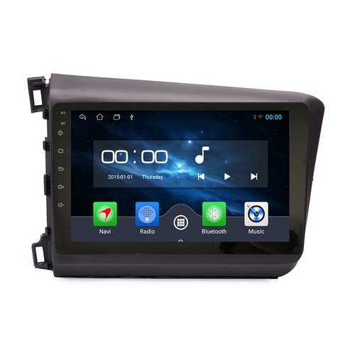 For Honda Civic 2012 (Left Drive) 9" Android 12 Car Stereo GPS Navi Carplay 32GB - Foto 1 di 17