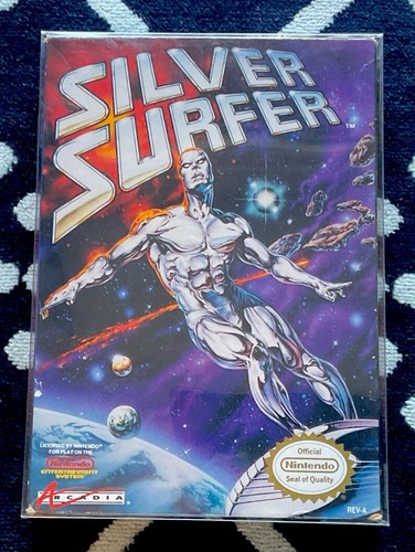 Silver Surfer CIB NES NR MINT Condition Nintendo Game TRUE Complete In Box - Picture 11 of 11