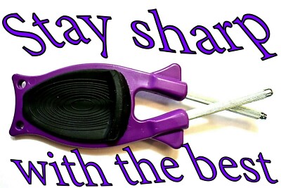 Simple to use- Professional Knife Sharpener- hones blades to original edges.