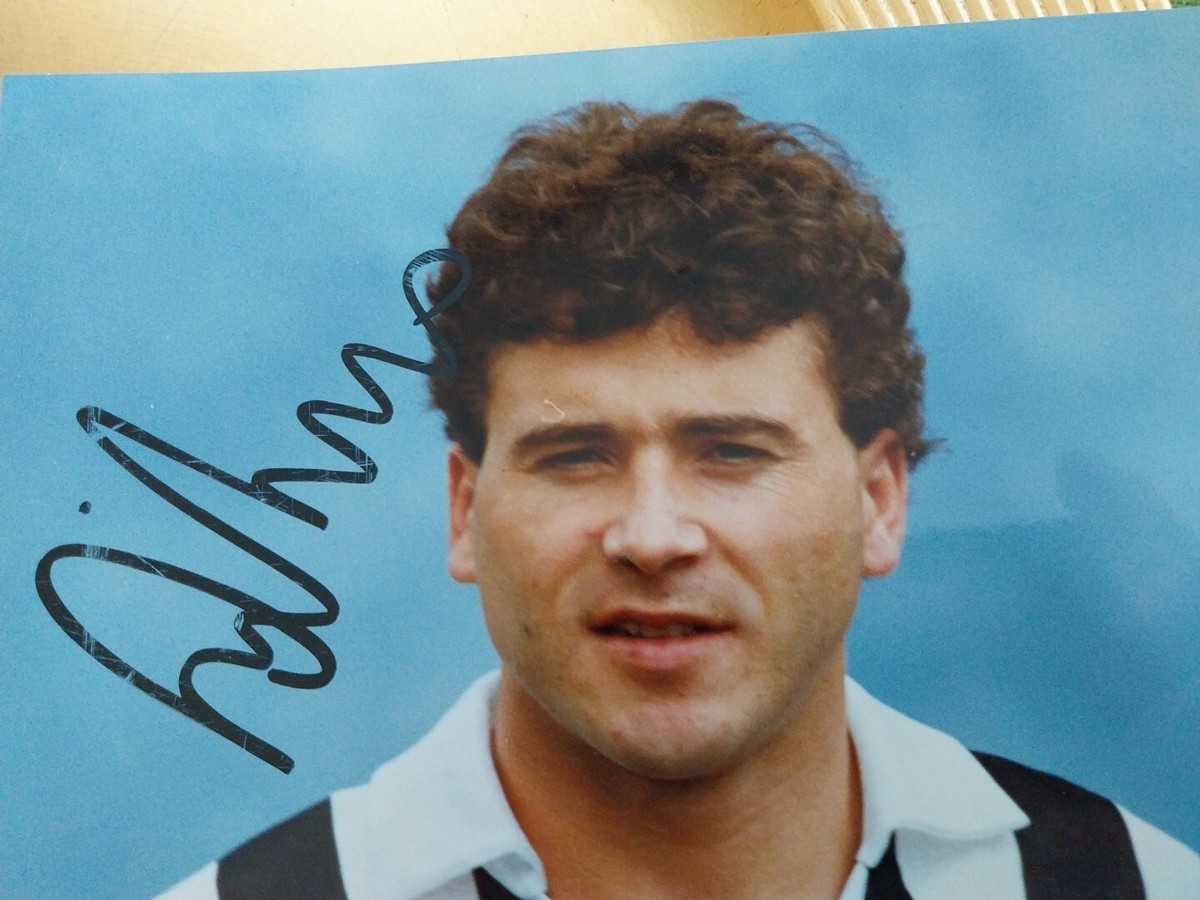 Photo Rui Barros Hurra' Juventus Avec Autographe Carte