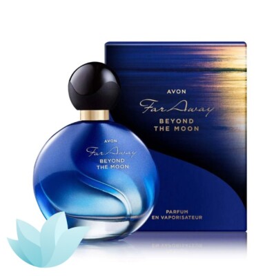 Avon Lontano Via Beyond Il Luna Parfum, 50ml Nuovo Fragranza per Lei Profumo