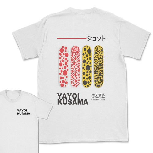 Yayoi Kusama Camiseta Show 2 Sided Estampado | eBay