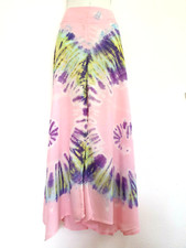 New Ladies Tie Dye Wide Leg Pants Palazzo Lagenlook Bohemian Gypsy Trousers TDWL