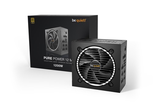4260052190166 be quiet! PURE POWER 12 M | 1200W Zasilacz 20+4 pin ATX ATX Czarny - Zdjęcie 4 z 4