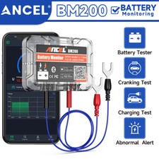 Car Battery Monitor Bluetooth 12V Battery Tester Automotive for iPhone Android