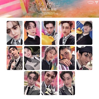 SEVENTEEN BEST ALBUM 17 IS RIGHT HERE DEAR VER POB PHOTOCARD