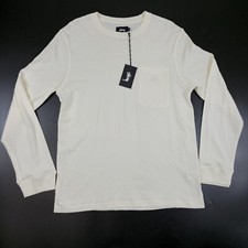Stüssy Overdyed Boxy Long Sleeve Tee Natural