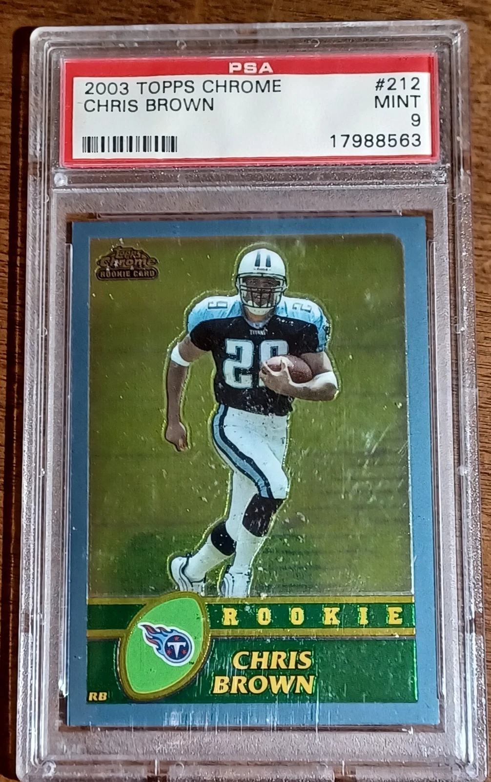 Chris Brown Topps Chrome #212 Base