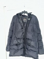 Peuterey Down Puffer Hurricane Jacket With Hood Black Size Medium Winter Skiing