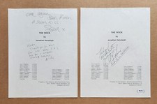 Sean Connery Nicolas Cage Ed Harris Cast Signed Script Cover The Rock PSA DNA