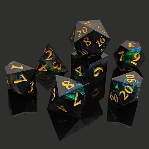Custodia set dadi in resina solida (colore selezionato) / scatola portaoggetti LUNGA display RPG D&D DND - Foto 8 di 35