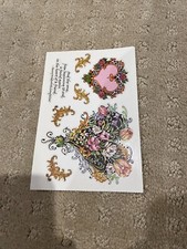 10 Sheets Rare Vintage PSX Design For Creativity Hearts With A Poem Longfellow