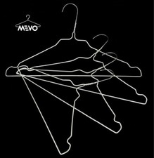 500 White Metal Coat Hangers Laundry Iron Shop