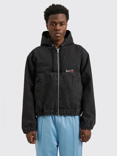 STÜSSY DOUBLE DYE WORK JACKET BLACK L YK | eBay STÜSSY DOUBLE DYE WORK JACKET BLACK L YK | eBay