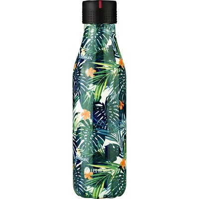 Les Artistes Paris: Bottle Up 500 ml  ''Hawaii mat'' Thermo-Trinkflasche Edelstahl