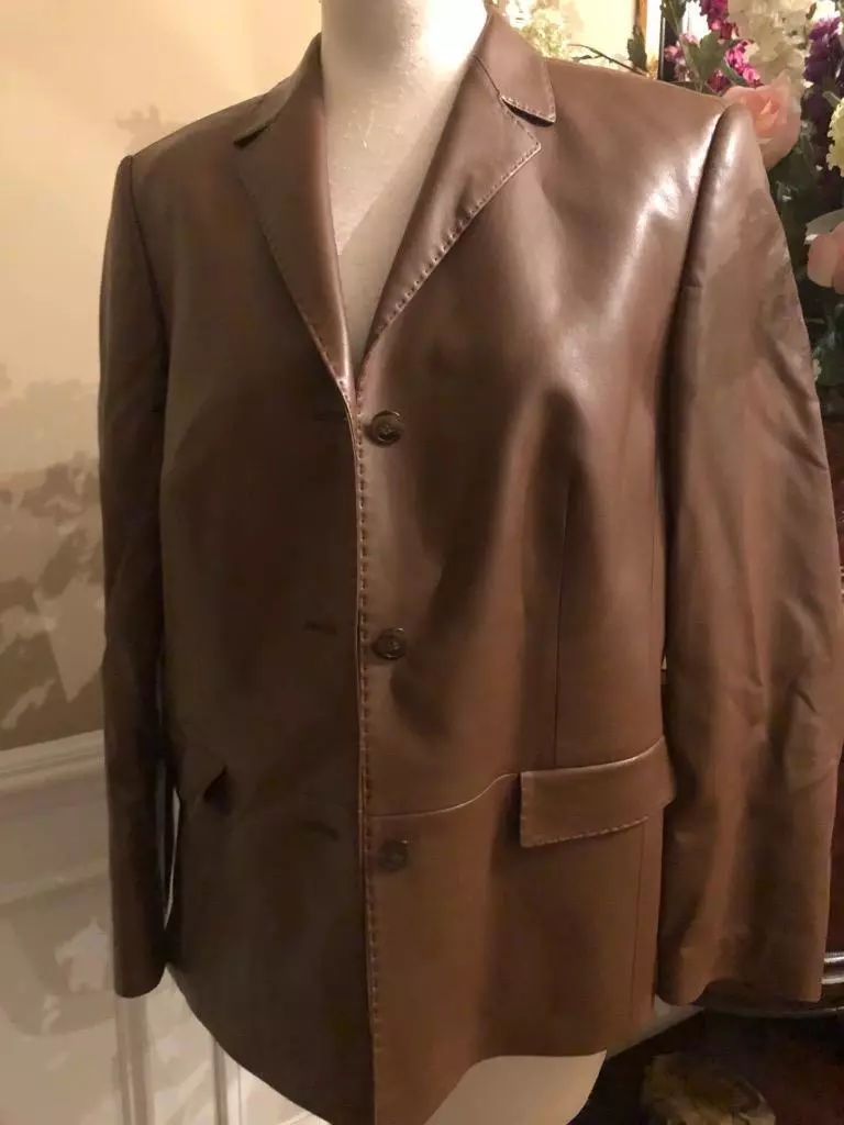 BASLER HORST BASLER FAUX LEATHER JACKET SIZE 44 US 12 (JA300 | eBay