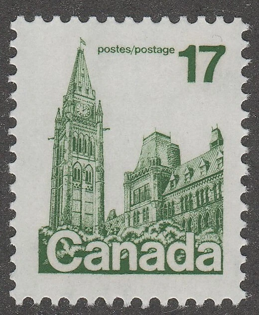 Canada: #790 17c Parliament, Tagging Error Variety G2e, 100 reported CV$500* - Image 2 of 2