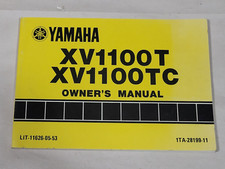 1987 Yamaha XV1100T Owner's Manual, XV1100 T