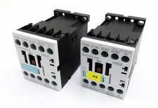 2x Siemens Sirius 3RH1131-1AB00 3RH1 131-1AB00 E:5 Contactor -used-