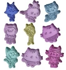 Gabby's Dollhouse Cookie Cutters + insert - approx. 8cm