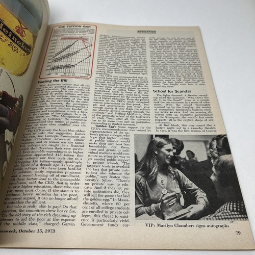 1973 Newsweek Mideast Erupts Disney World Nunchaku Killer Sticks Arab Israel War - Picture 7 of 15