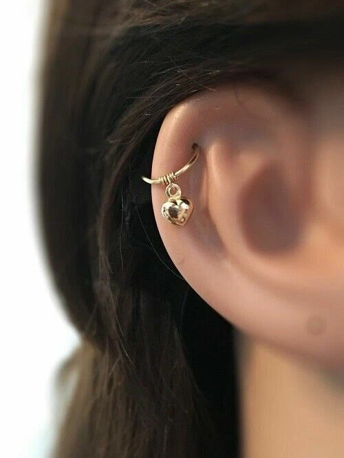 Solid gold shop cartilage hoop