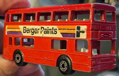 🔥Vintage Matchbox Lesney 1972 - The Londoner N.17 "Berger Paints" (Red) -Loose - Picture 2 of 10