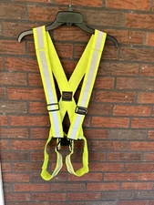 Pioneer Safety Reflective Safety Suspenders Star Tech Adjustable Bright Yellow
