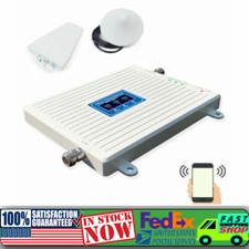 Tri- Band Amplifier 900/1800/2100 GSM DCS 2G/3G/4G LTE Signal Booster  antenna