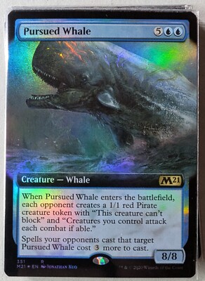 MTG | Pursued Whale | NM | EN | M21 351 | Extended Art | FOIL