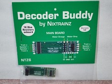 NIX Trainz NTZ6 Decoder Buddy 1K Ohm V5B 12 Output Motherboard w/ 21-Pin Socket