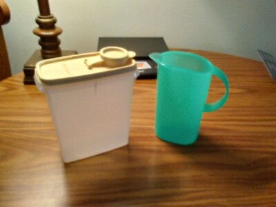Childrens Tupperware cereal keeper and pitcher miniature tupperware toys