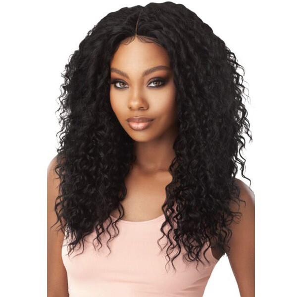 Outre Purple Pack Brazilian Boutique Bundle Hair W Part Lace Closure