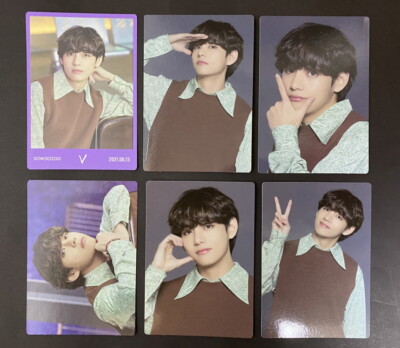 BTS V テヒョン NYEL MOS SOWOOZOO ポスター 4枚セット BTS-LOT OF 6 SOWOOZOO 2021 MUSTER OFFICIAL MINI PHOTO CARD SET