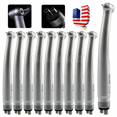 10 PC Dental High Speed Handpiece Standard Push 4H Clean head KY