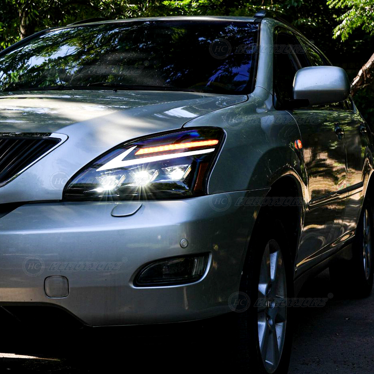 HCmotion LED Front Lamp For Lexus RX330 RX350 400H 2003-2009 Animation Headlight