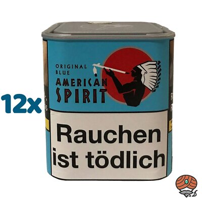 American Spirit Original Blue / Blau Tabak 12x 80g Dose