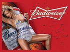 Budweiser Girl Sexy, Plaque Retro Art  printed metal sign vintage sign tin