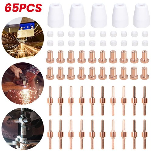 65 piezas para accesorios de soldadura Parkside boquillas de corte anillos de cerámica cortador de plasma - Imagen 7 de 11