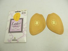 Bergal 1/2 Leather half Insole Toeless Sz. 41/42 Padded New Pflanlich Tanned