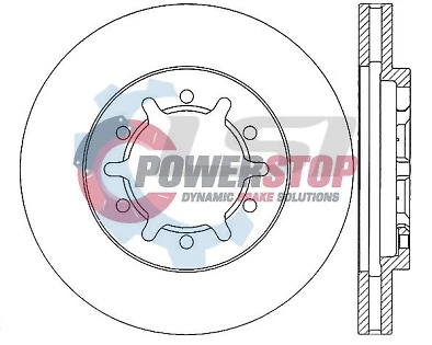 Front Disc Rotors for Nissan Navara D22 2.5L 2008-2015 Check centre hole 92mm... - Image 3 of 3