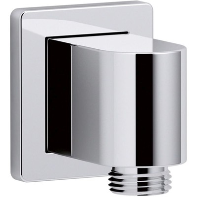 Awaken Wall-Mount Supply Elbow with Check Valve, Polished Chrome