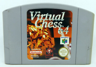 Virtual Chess 64 - Schach by Titus - Nintendo 64 N64 PAL - NUS-NVCP-EUU