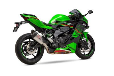 Yoshimura Exhaust Stainless AT2 Slip-On Street Kawasaki ZX 4